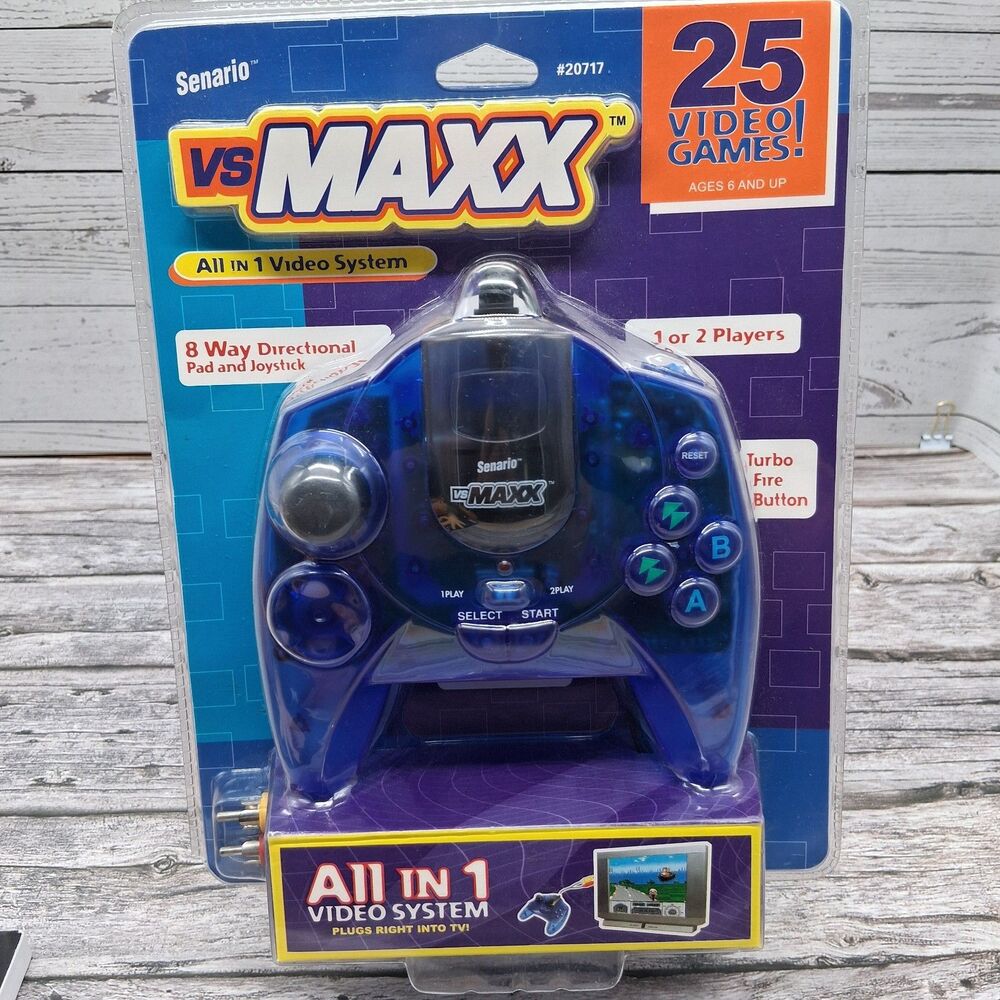 VS Maxx 25 In 1 Plug & Play Video Game Senario Vintage 2003 New Factory Sealed